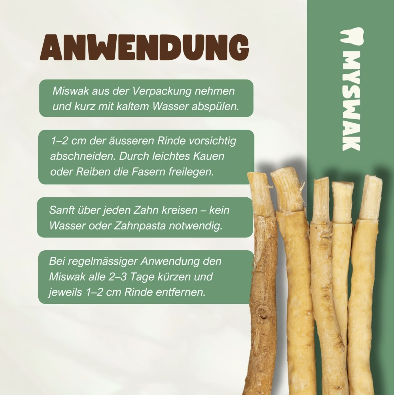 Miswak naturel